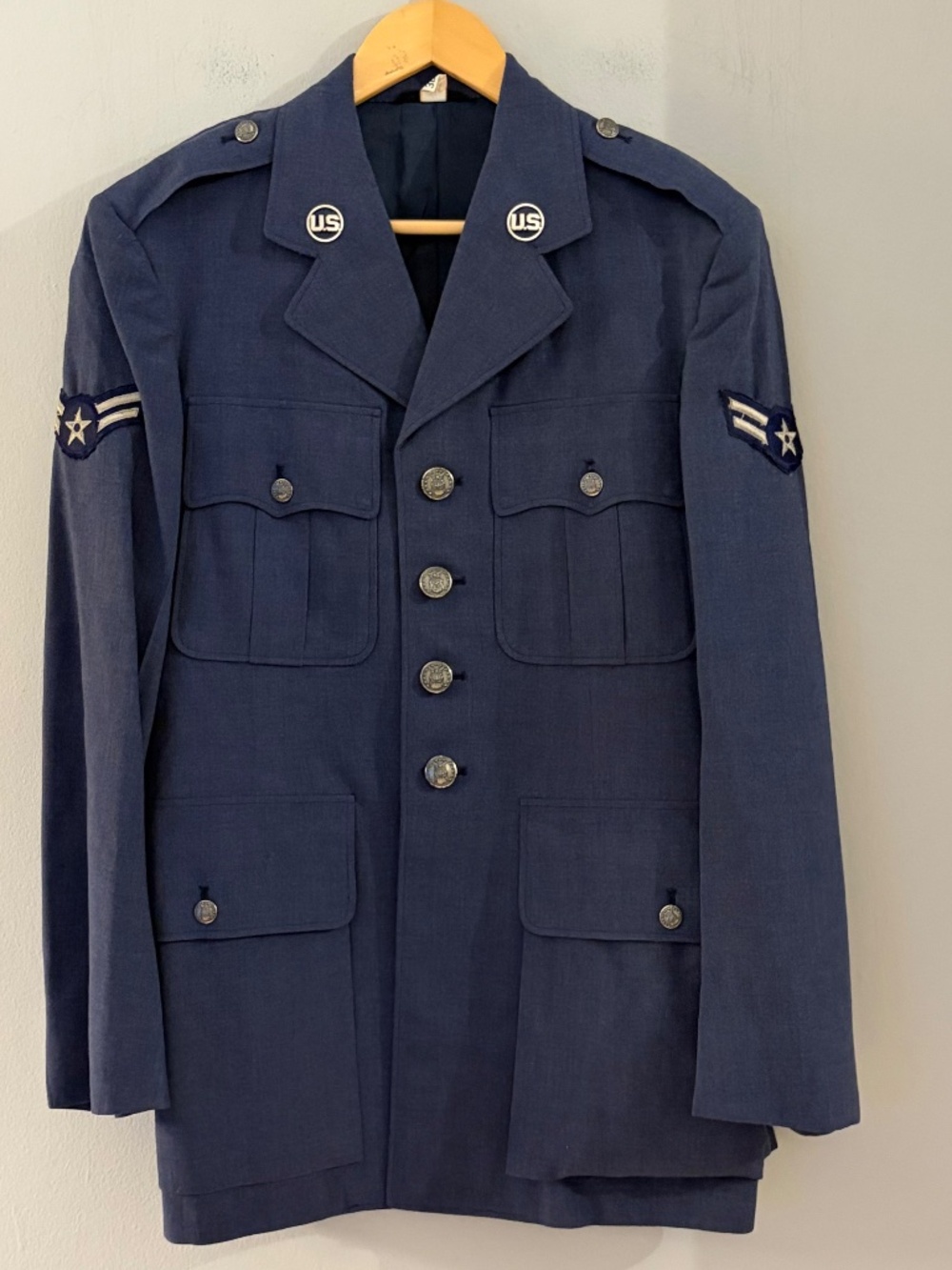 vintage USAF vietnam era dress suit